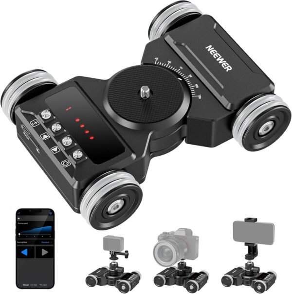 NEEWER DL300 Upgraded Motorized Camera Dolly Kit