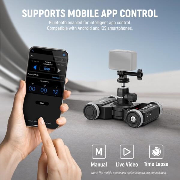 NEEWER DL300 Upgraded Motorized Camera Dolly Kit
