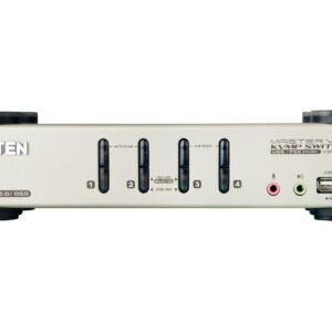 Aten CS1734B-AT-E 4-Port PS/2-USB VGA/Audio KVMP Switch with OSD