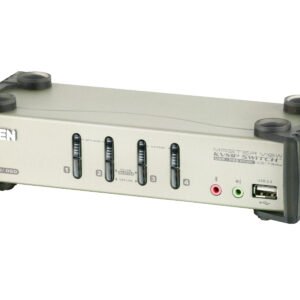 Aten CS1734B-AT-E 4-Port PS/2-USB VGA/Audio KVMP Switch with OSD