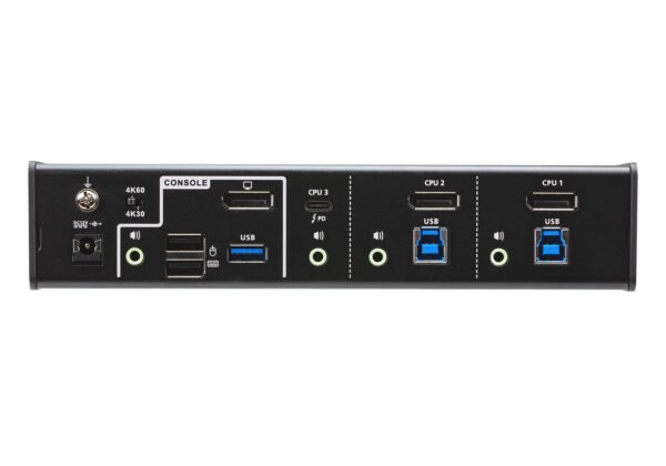 Aten CS1953-AT-E 3-Port USB-C DisplayPort Hybrid KVMP Switch