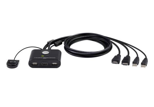 Aten CS22HF-AT 2-Port USB FHD HDMI Cable KVM Switch