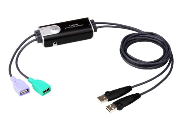 Aten CS62KM-AT 2-Port USB Boundless Cable KM Switch