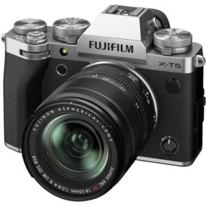 FUJIFILM X-T5 Mirrorless Camera with 18-55mm Lens -Silver