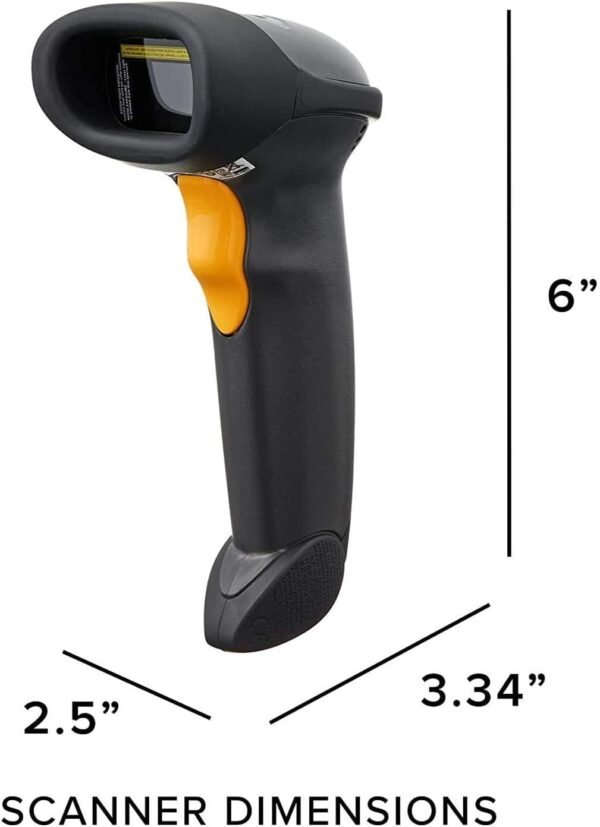 Zebra USB LS2208-SR20007R-UR Barcode Scanner