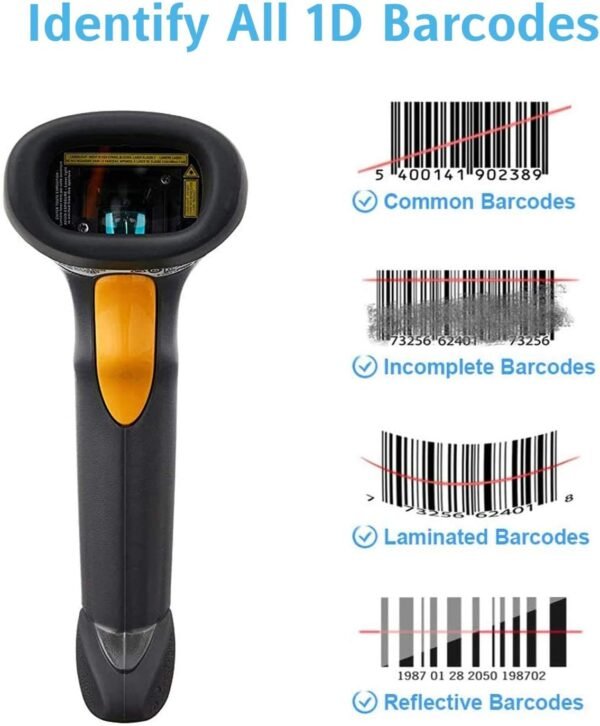 Zebra USB LS2208-SR20007R-UR Barcode Scanner
