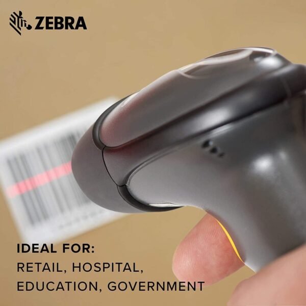Zebra USB LS2208-SR20007R-UR Barcode Scanner