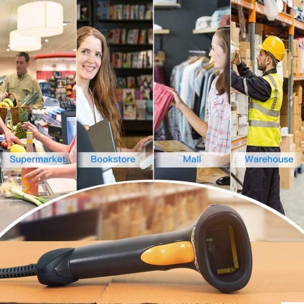 Zebra USB LS2208-SR20007R-UR Barcode Scanner