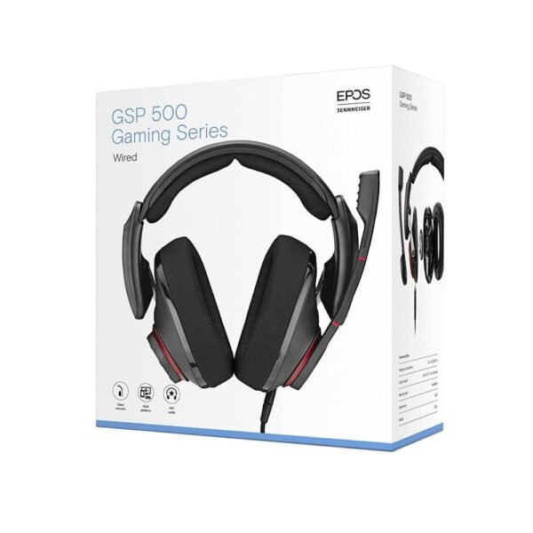 EPOS Sennheiser GSP 500 Wired Open Acoustic Gaming Headset, Noise-Cancelling Microphone