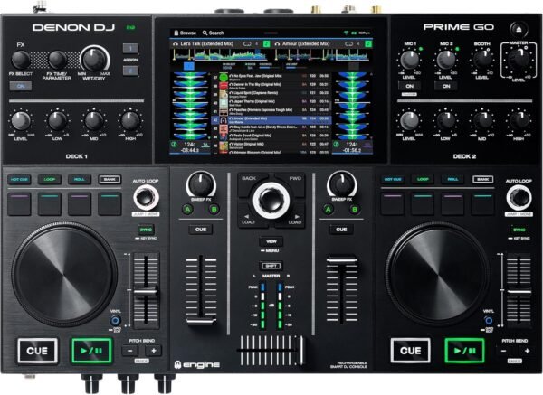 Denon DJ PRIME GO Standalone 2-Deck Smart DJ Controller