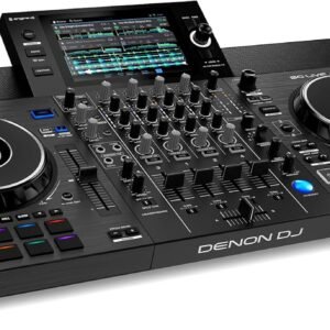 Denon DJ SC LIVE 4 Standalone 4-Deck DJ System with 7" Touchscreen, Built-In Speakers, and Wi-Fi