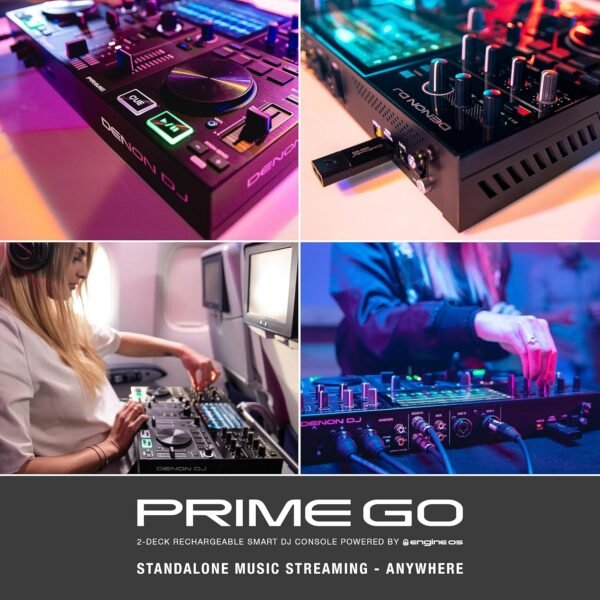 Denon DJ PRIME GO Standalone 2-Deck Smart DJ Controller