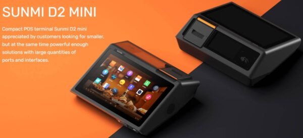 Sunmi D2 Mini T1711 10.1? 4G Epos Touch Terminal, With Printer & 4.3? Customer Display