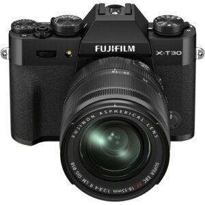 FUJIFILM X-T30 Mirrorless Camera Deluxe Bundle with 18-55mm Lens - Black