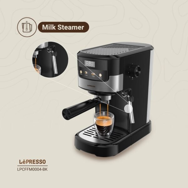 Lepresso Suprema Espresso Machine - Black