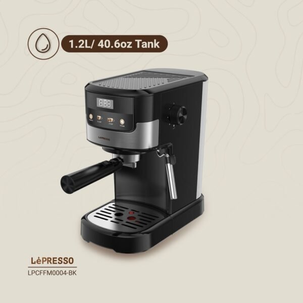 Lepresso Suprema Espresso Machine - Black