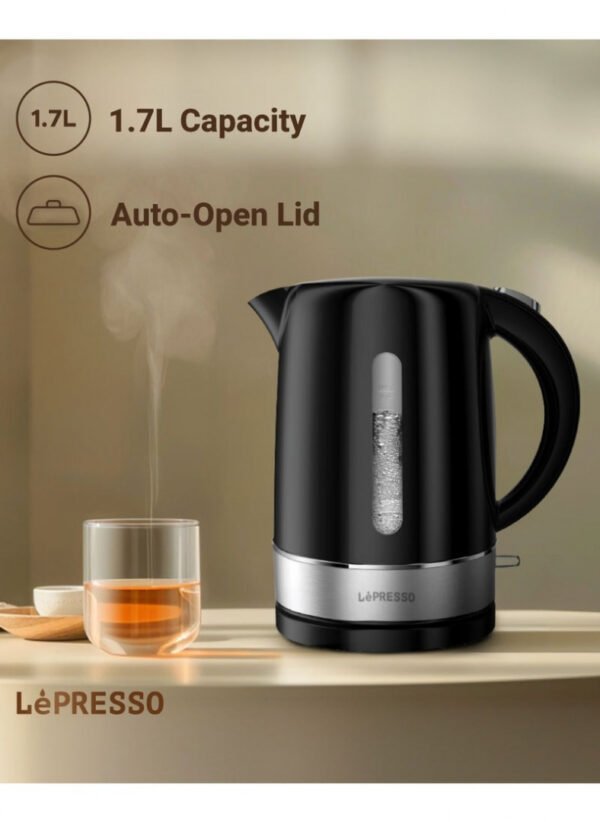 LePresso Breakfast Set Toaster, Kettle and Drip Coffee Maker - Black