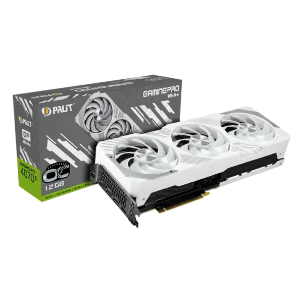 Palit GeForce RTX 4070 Ti GamingPro 12GB Video Card White Palit GeForce RTX 4070 Ti GamingPro 12GB Video Card White