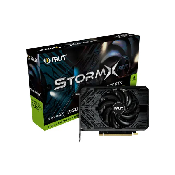 Palit GeForce RTX 4060 Ti StormX 8GB GDDR6 128-Bit Video Card Palit GeForce RTX 4060 Ti StormX 8GB GDDR6 128-Bit Video Card