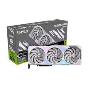 Palit GeForce RTX 4070 Ti SUPER GamingPro OC White 12GB Video Card Palit GeForce RTX 4070 Ti SUPER GamingPro OC White 12GB Video Card