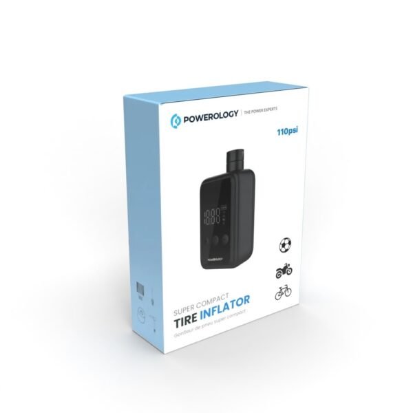 Powerology P25CMAPBK Super Compact Tire Inflator