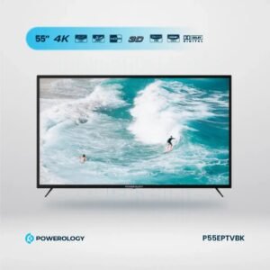 Powerology P55EPTVBK Break-Proof Android Smart TV 55"