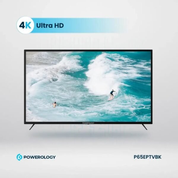 Powerology P65EPTVBK Break-Proof Android Smart TV 65"