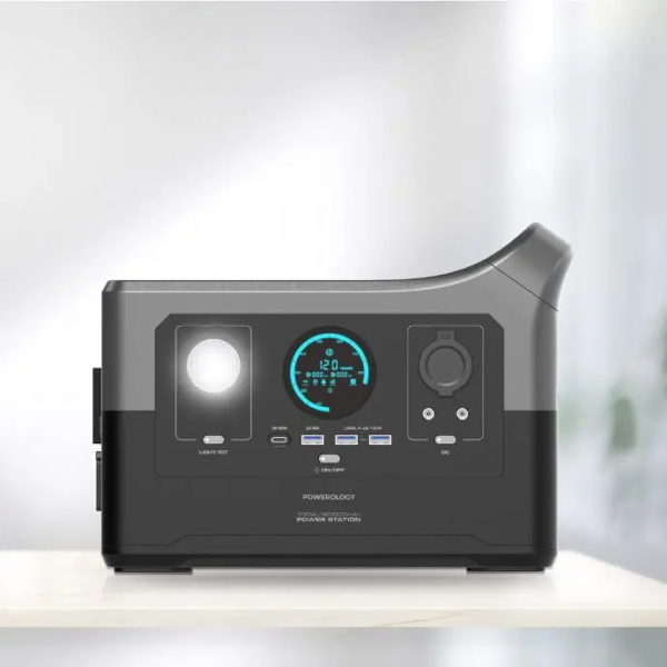 Powerology PGN700FCA 120000mAh 700W Smart Power Generator Direct AC Re-Charge - 80% IN 1 Hour