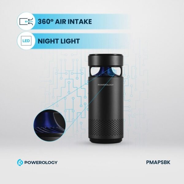 Powerology PMAPSBK Portable Air Purifier