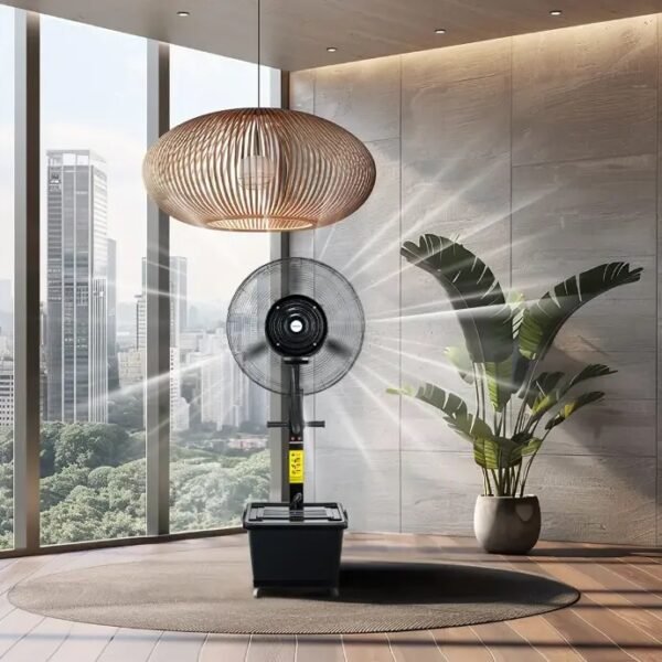 Powerology PMFAN230W Industrial Fan Mist Spray & Humidifier