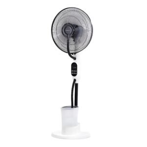 Powerology PMFAN75W Tilt & Oscillating Fan Mist Spray & Humidifier