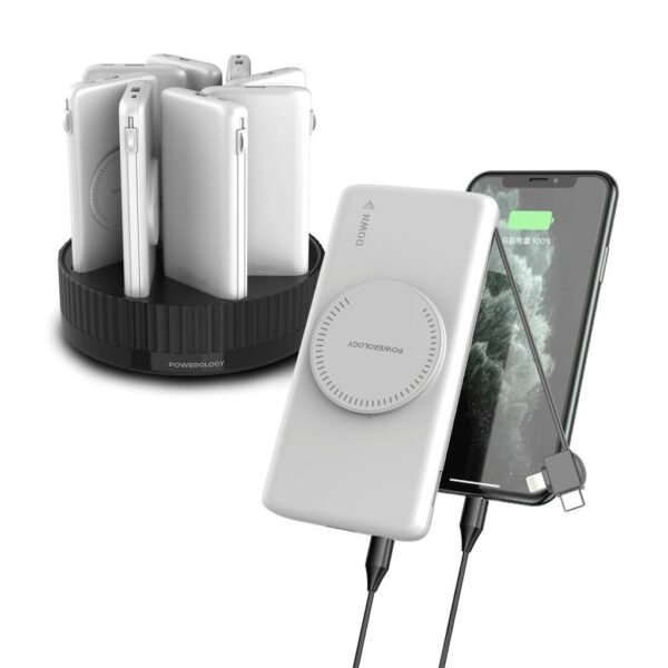POWEROLOGY PPBCHA2681WH *8 10000mAh Powerbank Terminal