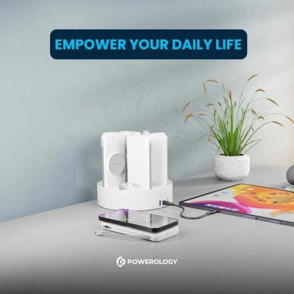 POWEROLOGY PPBCHA2681WH *8 10000mAh Powerbank Terminal
