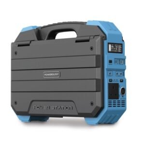 Powerology PPBCHA30 600W 192000mAh Portable Generator Integrated Solar Panel