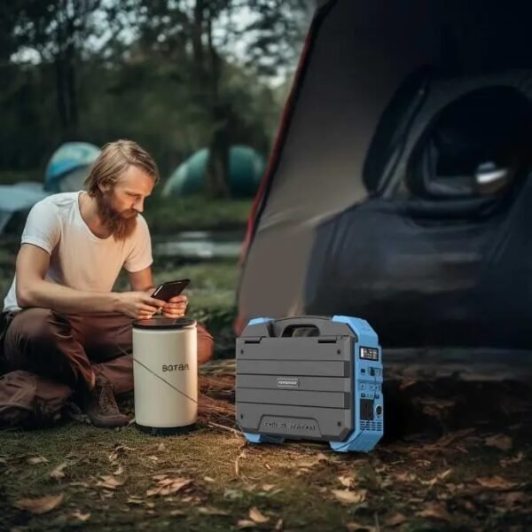 Powerology PPBCHA30 600W 192000mAh Portable Generator Integrated Solar Panel
