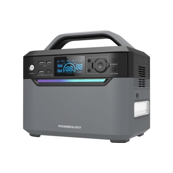 Powerology PPBCHA39 120000mAh 600W Dual AC Socket Power Generator