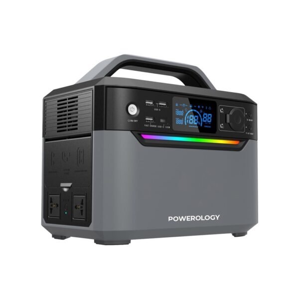 Powerology PPBCHA39 120000mAh 600W Dual AC Socket Power Generator