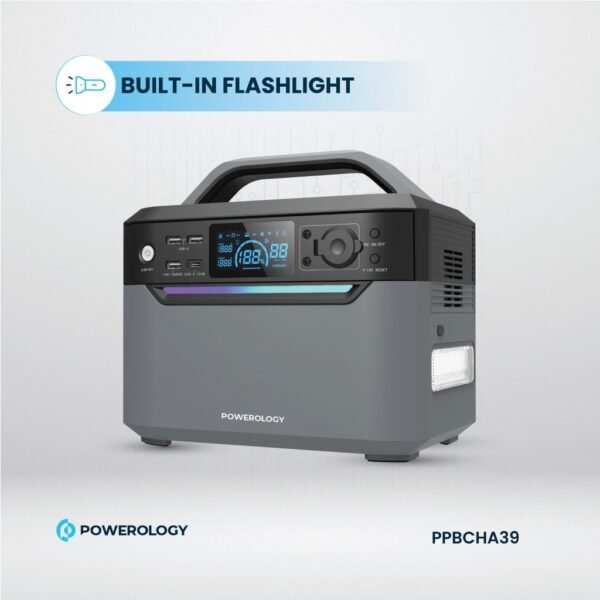 Powerology PPBCHA39 120000mAh 600W Dual AC Socket Power Generator
