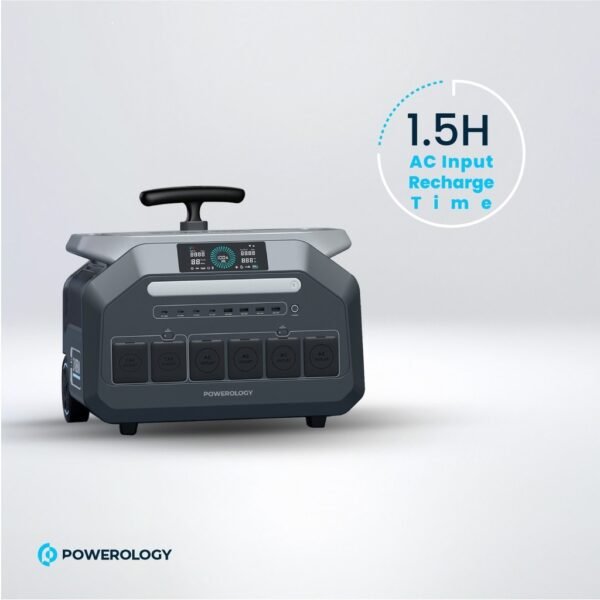 Powerology PPBCHA46 Solar Input Portable Generator