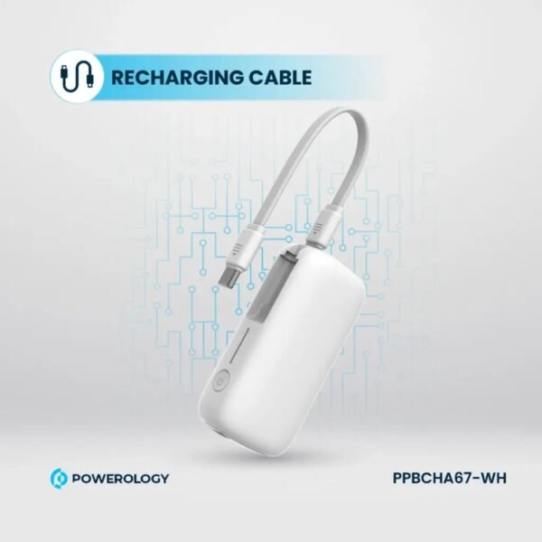 POWEROLOGY PPBCHA67-WH Powerology 20000mAh Power Bank