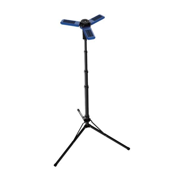 Powerology PWCSFTLDL 2600mAh Camping Light With Tripod Stand Built-in Solar Panels