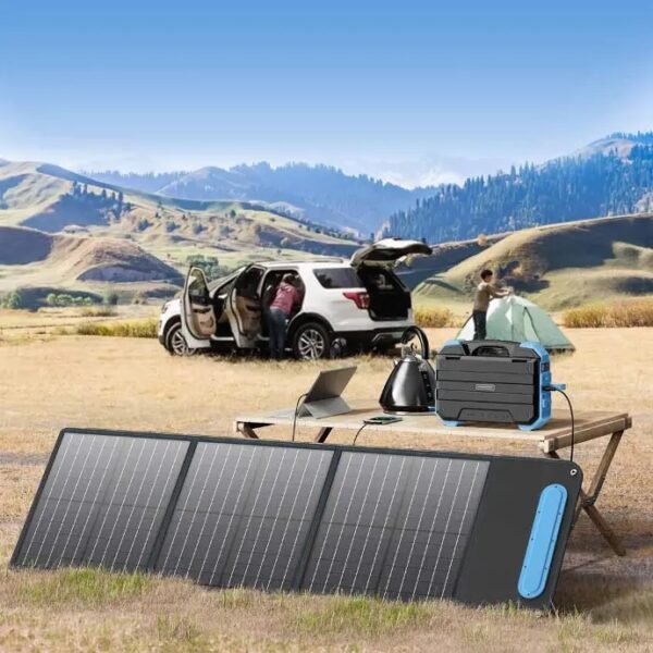 Powerology PWSLPN-BK 60W Portable Solar Panel