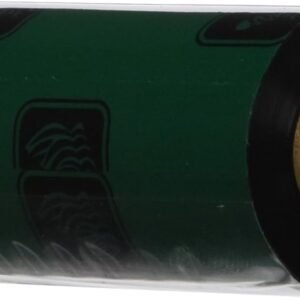 Zebra 05095GS06407 Resin Ribbon, 64 mm wide, 74 m long, 12.7 mm core diameter, Box of 12 rolls
