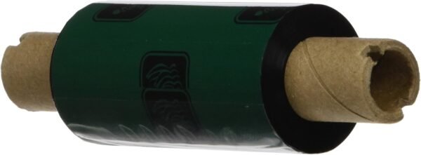Zebra 05095GS06407 Resin Ribbon, 64 mm wide, 74 m long, 12.7 mm core diameter, Box of 12 rolls