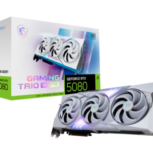 MSI GeForce RTX 5080 Gaming Trio OC White 16GB Graphics Card