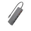 POWEROLOGY  P11CHBMCGY 11 in 1 Multi-Display USB-C Hub & Laptop Stand