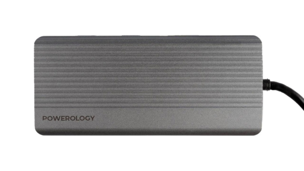 POWEROLOGY  P121HBCGY 12 in 1 - Hdmi & DP 4K Usb-C Hub Ethernet 10Gbps Data Transfer