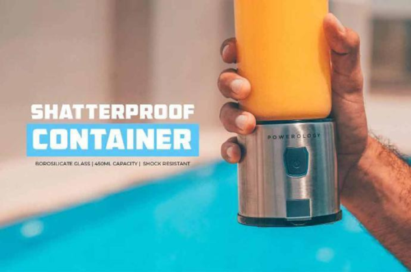 POWEROLOGY P6BPJBK 6-Blade Portable Juicer