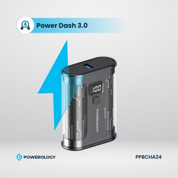 POWEROLOGY PPBCHA24 10000mAh Crystalline Series Power Bank