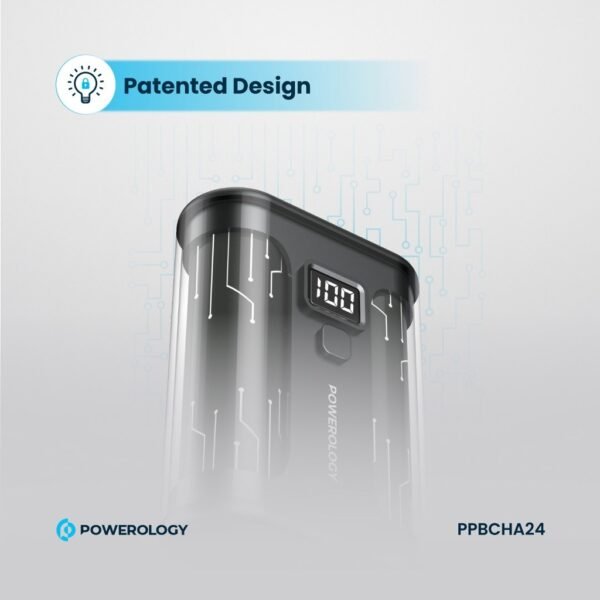 POWEROLOGY PPBCHA24 10000mAh Crystalline Series Power Bank